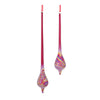 Irredescent Glass Drop Ornament Set of 12