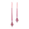 Irredescent Glass Drop Ornament Set of 12