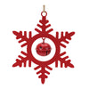 Snowflake with Bell Ornament Set of 12