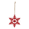 Snowflake with Bell Ornament Set of 12