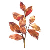 Metallic Harvest Leaf Spray Faux Plant Stem Set of 2