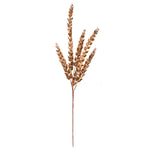 Metallic Harvest Mini Leaf Spray Faux Plant Stem Set of 2