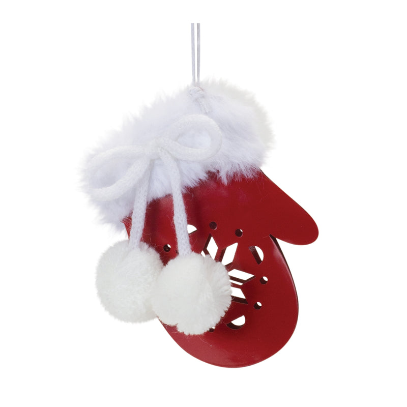 Snowflake Mitten and Stocking Ornament Set of 12