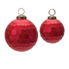 Hammered Glass Ball Ornament Set of 4