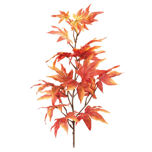 Fall Leaf Foliage Faux Plant Stem Set of 6