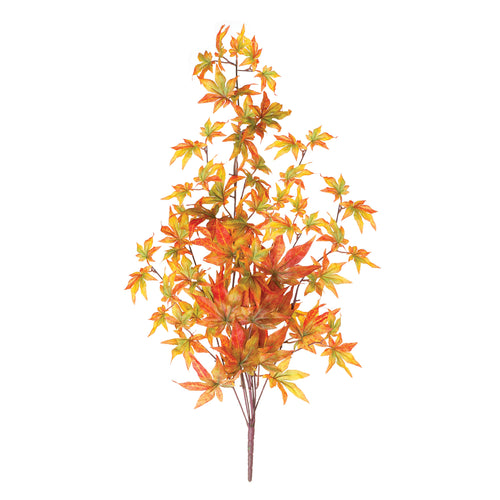 Fall Leaf Hanging Vine Faux Plant Stem Set of 2