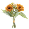 Fall Mum Floral Bundle Faux Plant Stem Set of 2