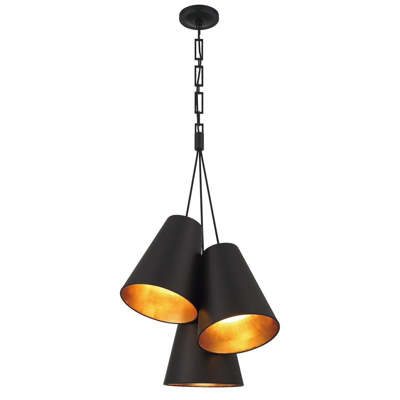 Brian Patrick Flynn for Crystorama Alston 3-Light Pendant