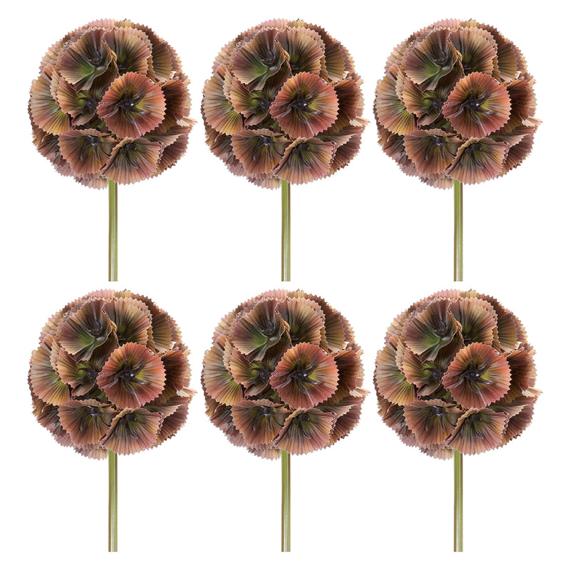 Floral Pod Faux Plant Stem Set of 6