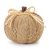 Braided Fabric Pumpkin Sculpture Set of 2