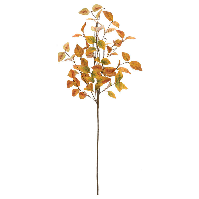 Fall Leaf Twig Spray Faux Plant Stem Set of 12