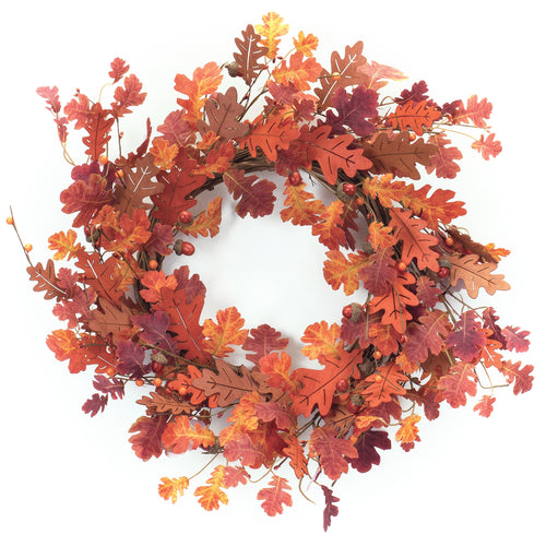 Fall Oak Leaf Wreath