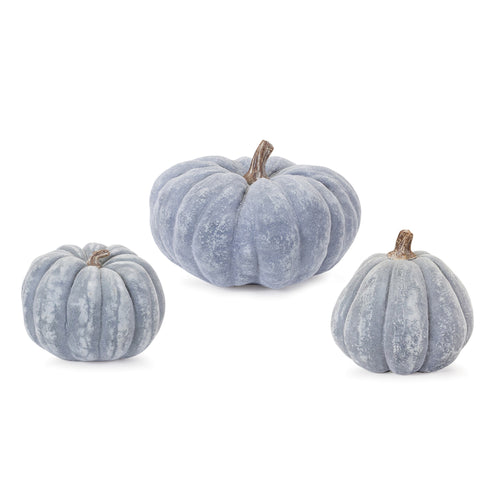 Distressed Pumpkin Sculpture Set of 3