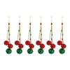 Sleigh Bell Drop Ornament Set of 6