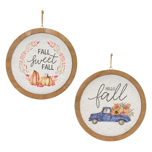 Fall Harvest Wall Art Set of 2