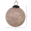 Blush Crystalized Ornament Set of 3