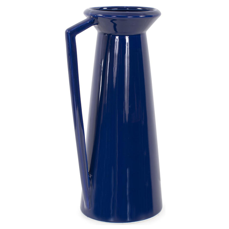 Bella Sapphire Blue Ceramic Pitcher