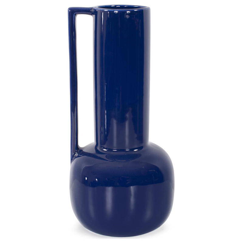 Bella Sapphire Blue Ceramic Pitcher