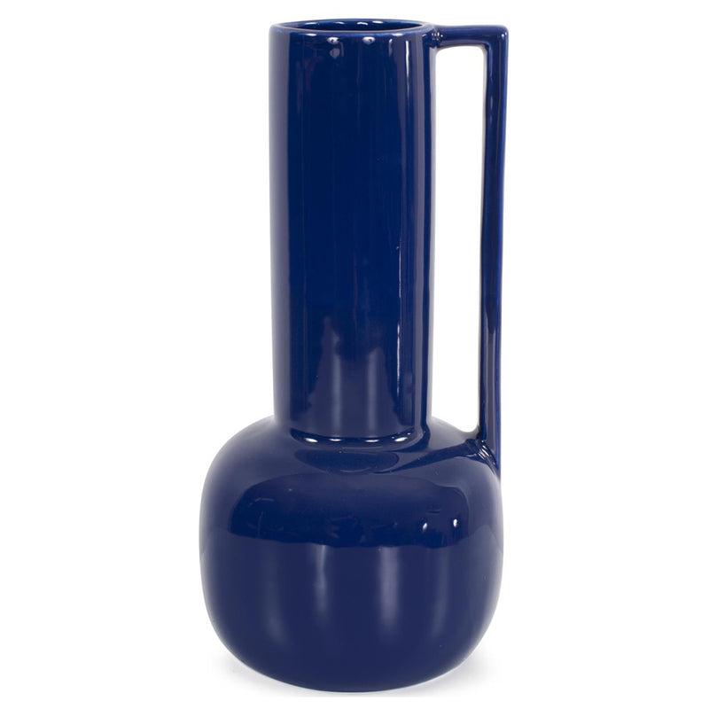 Bella Sapphire Blue Ceramic Pitcher