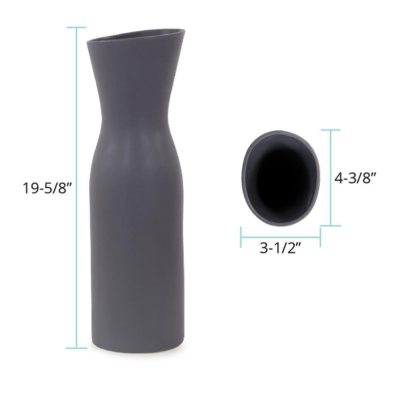 Larek Asymmetrical Contemporary Ceramic Vase