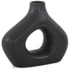 Beltram Black Open Vase