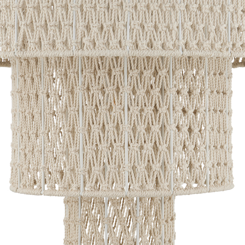 Currey & Co Counterculture Cream Chandelier