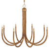 Currey & Co Samsara Rattan Chandelier