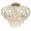 Currey & Co Bon Vivant Small Semi-Flush Mount