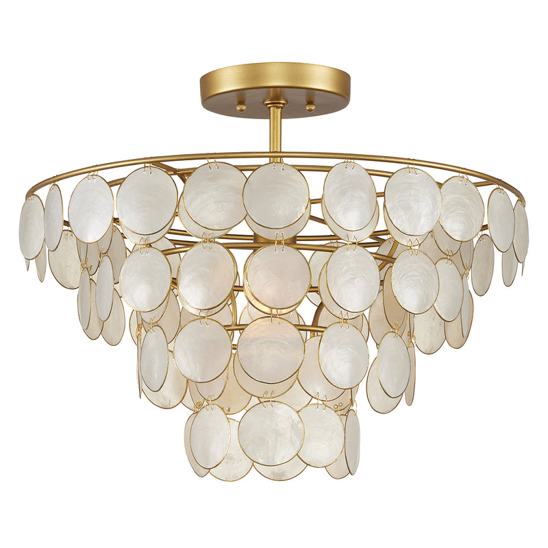 Currey & Co Bon Vivant Small Semi-Flush Mount