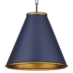 Currey & Co Pierrepont Blue Small Pendant