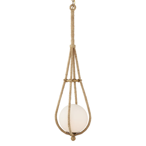 Currey & Co Passageway Rope Pendant