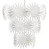 Currey & Co Bismarkia White Large Chandelier