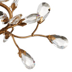 Currey & Co Crystal Bud Semi-Flush Mount