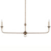 Currey & Co Nottaway Linear Chandelier