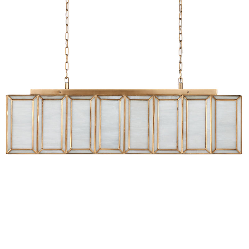 Currey & Co Daze Rectangular Chandelier