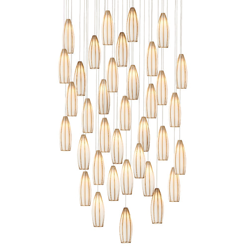 Currey & Co Parish 36 Light Multi-Drop Pendant