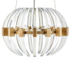 Currey & Co Coquette Small Brass Chandelier