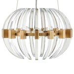 Currey & Co Coquette Small Brass Chandelier