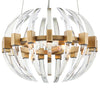 Currey & Co Coquette Small Brass Chandelier