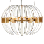 Currey & Co Coquette Small Brass Chandelier