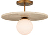 Currey & Co Apricity Semi-Flush Mount