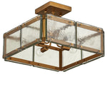 Currey & Co Countervail Square Semi-Flush Mount