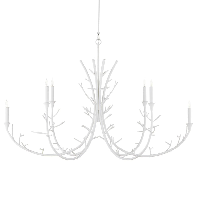 Currey & Co Twiggy Oval Chandelier