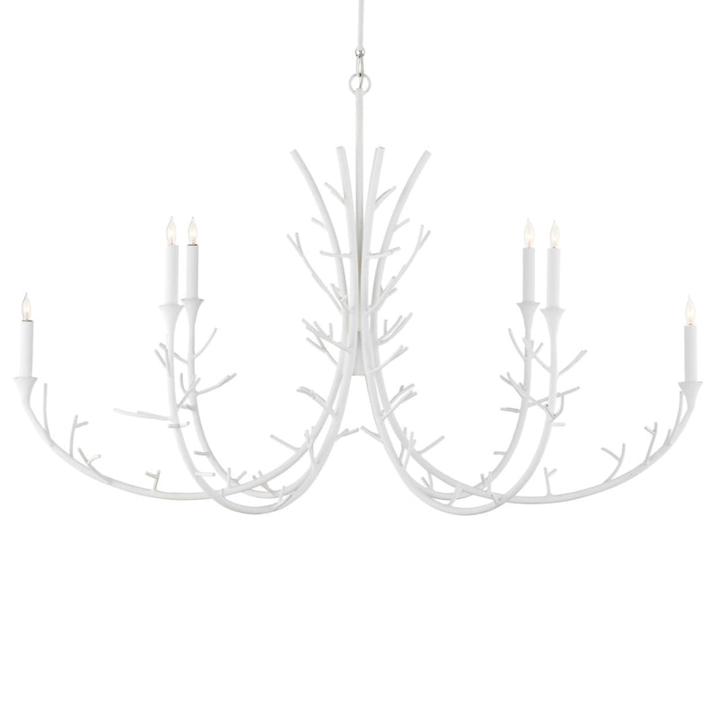 Currey & Co Twiggy Oval Chandelier