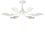 Currey & Co Snowflower Semi-Flush Mount