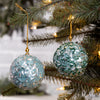 Sequined Ball Ornament Set of 12