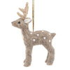 Felt Wool Deer Ornament Set of 6