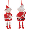 Clay Dough Elf Ornament Set of 12