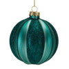 Glittered Glass Ball Ornament Set of 12