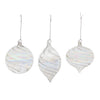 Swirled Glass Ornament Set of 6